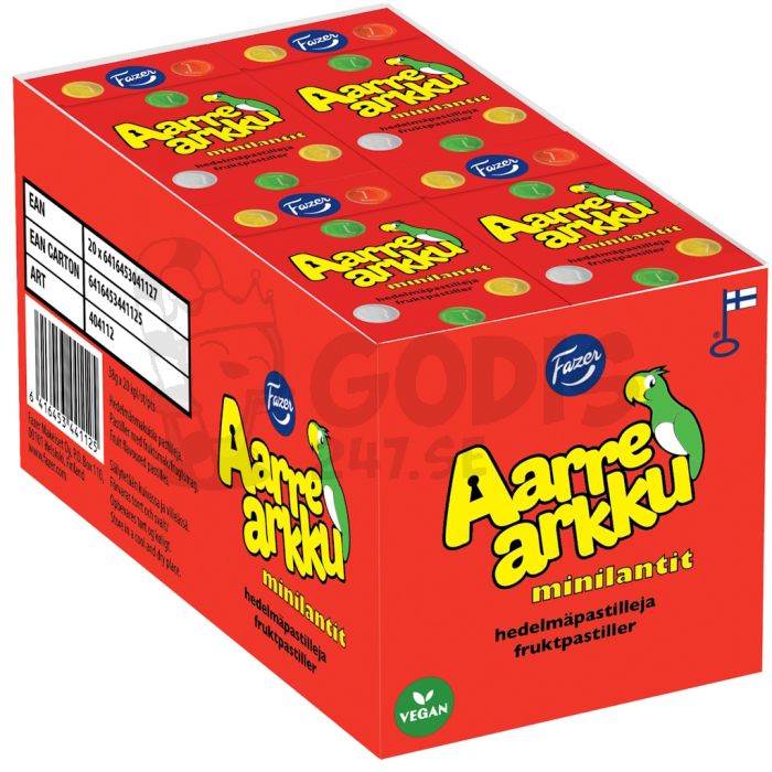 Fazer Aarre Arkku Mini Pastiller 38g 20-pack