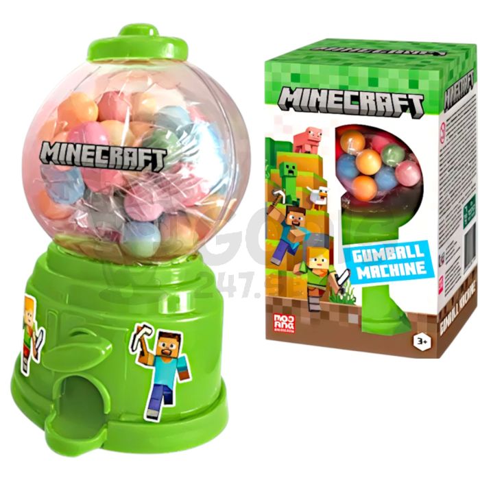 Minecraft Tuggummiautomat 100g Förpackning