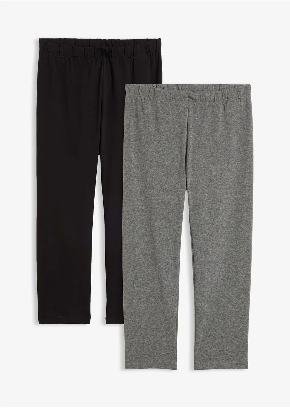 Stilrena leggings i grå och svart
