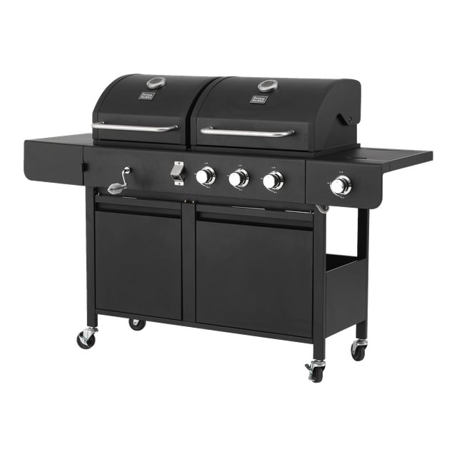 Kol- och gasolgrill Burns & Barkles 88x36 cm