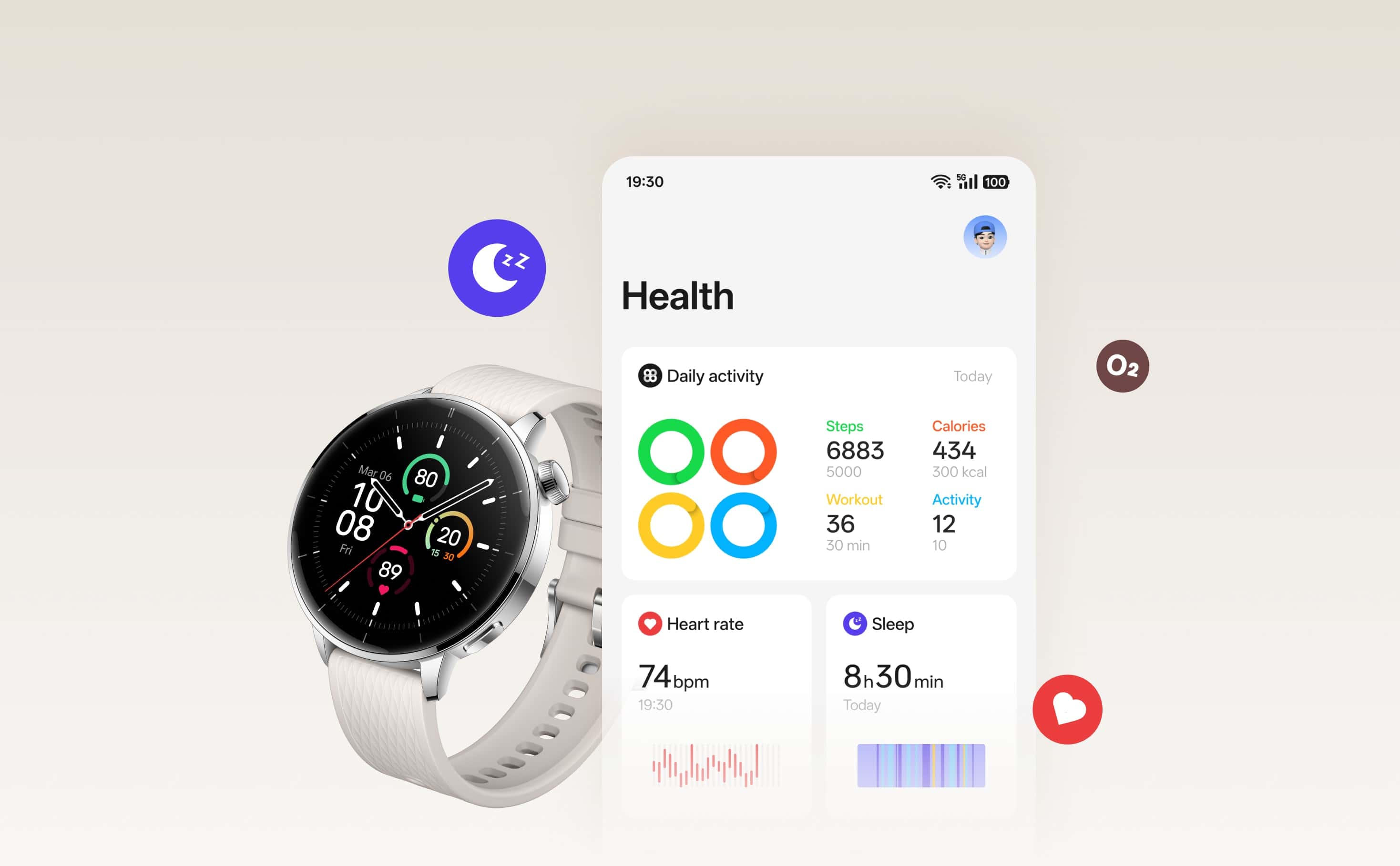 OnePlus Watch 3 43 mm Smartklocka