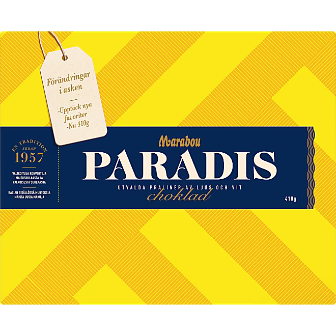 Paradis Marabou Chocolate. 410 g.