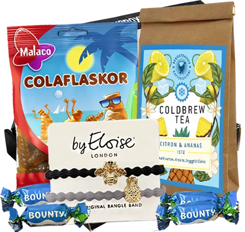 Sommarpresentboxen med utvalda godsaker