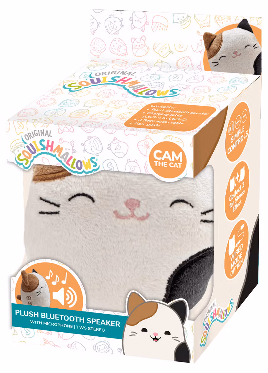 Squishmallows Cameron Bluetooth-högtalare för barn