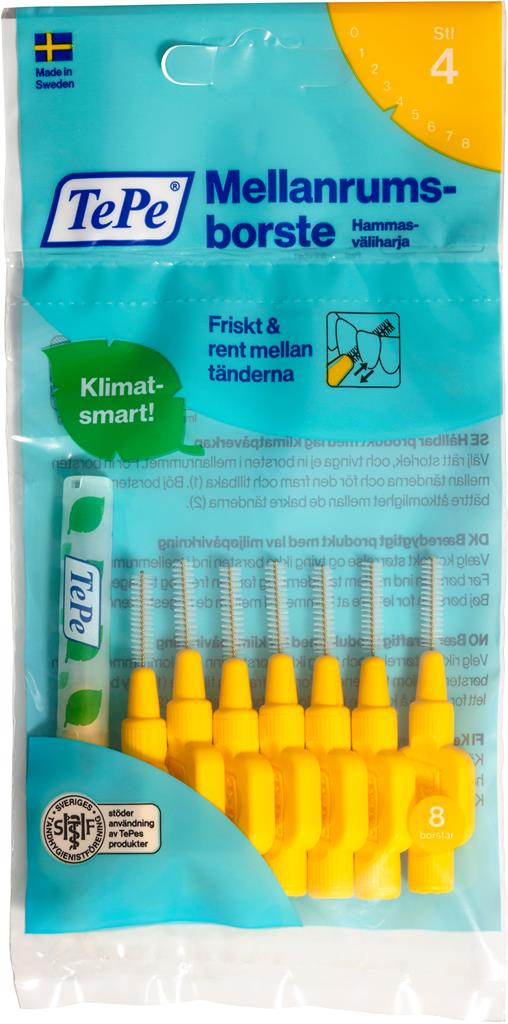 TePe Original mellanrumsborste 0,7 mm, 8 st