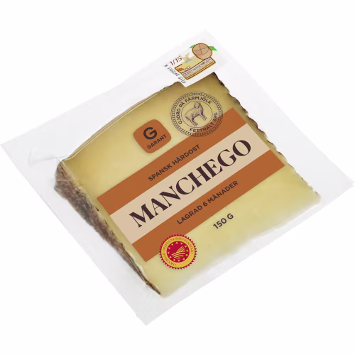 Manchego hos Willys – klassisk spansk hårdost. 150 g.