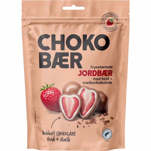 Chokladdoppade jordgubbar. 90 g.
