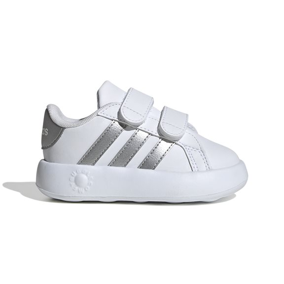 Adidas Grand Court 2.0 Infant White/Silver