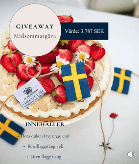 Vill du vinna en exklusiv midsommargåva?