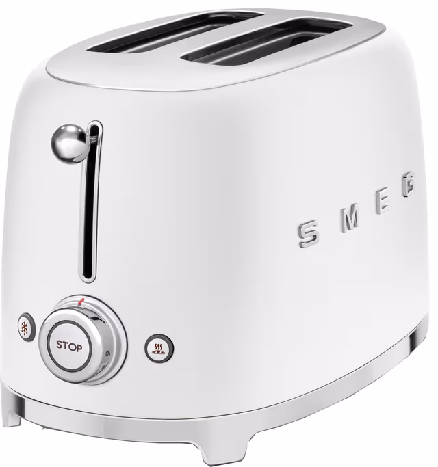 Smeg Brödrost 50-talsstil TSF01 Vit