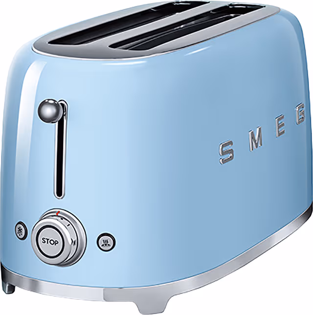 Smeg Brödrost 50-talsstil TSF01 Vit