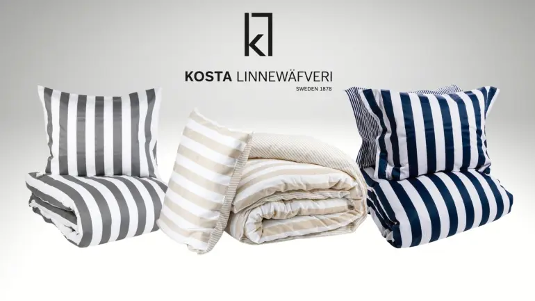 Bäddset Grebbestad från Kosta Linnewäfveri