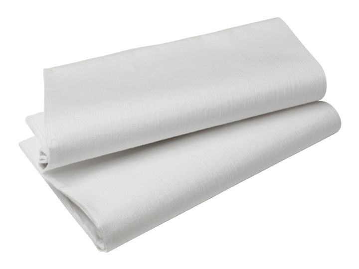 Duni servetter 40 x 40 cm, vita