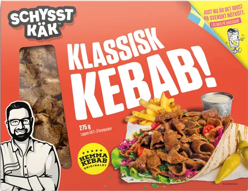 Schysst Käk klassisk kebab. 275 g.