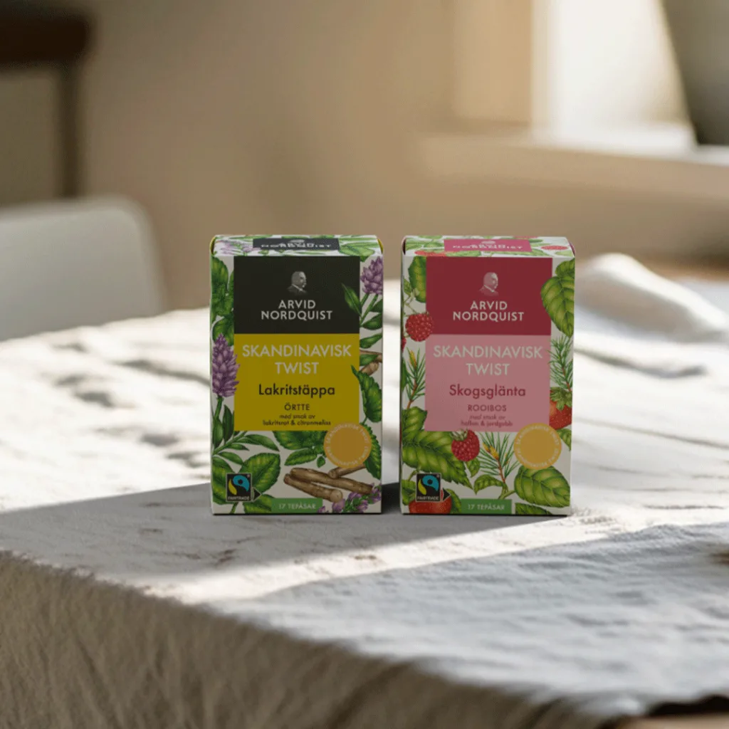 25 kr cashback Vid köp av 2st valfria Arvid Nordquist Te Skandinavisk Twist