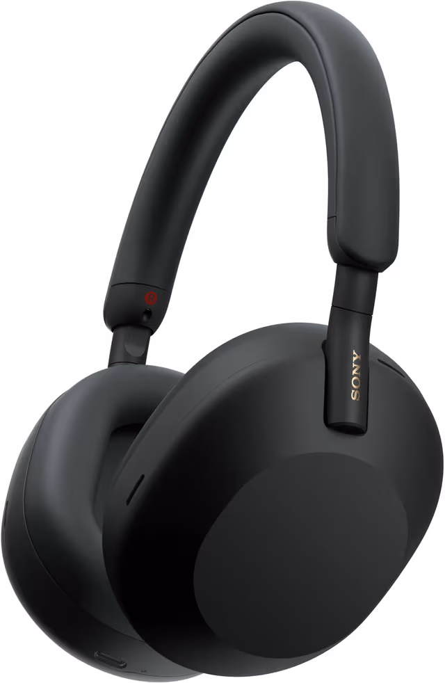 Sony WH-1000XM5SA trådlösa over-ear-hörlurar, svarta