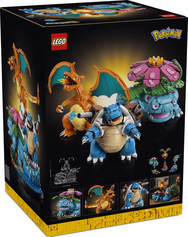 LEGO Pokémon Venusaur, Charizard och Blastoise 72153
