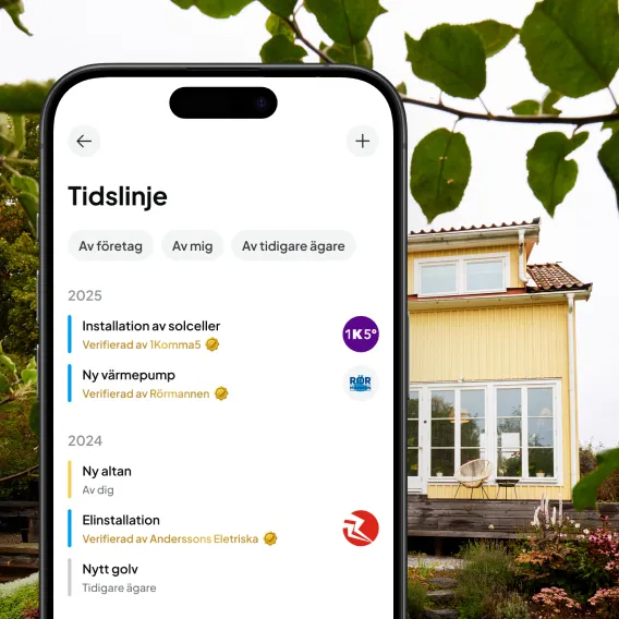 Den digitala serviceboken för ditt hus