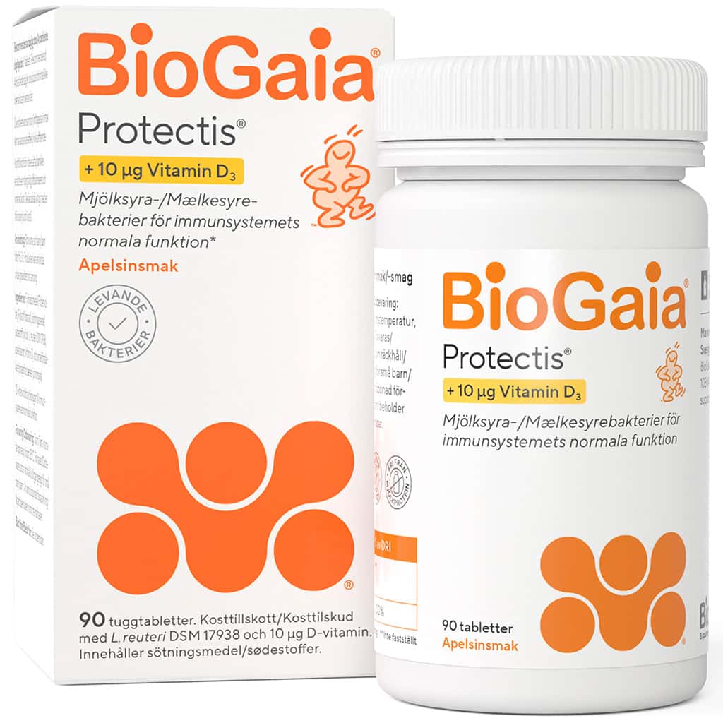 BioGaia Protectis Mjölksyrabakterier D3, 90 st