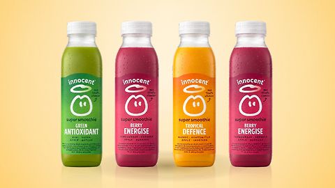 Innocent Super Smoothies 300 ml och 750 ml – 5 kr cashback