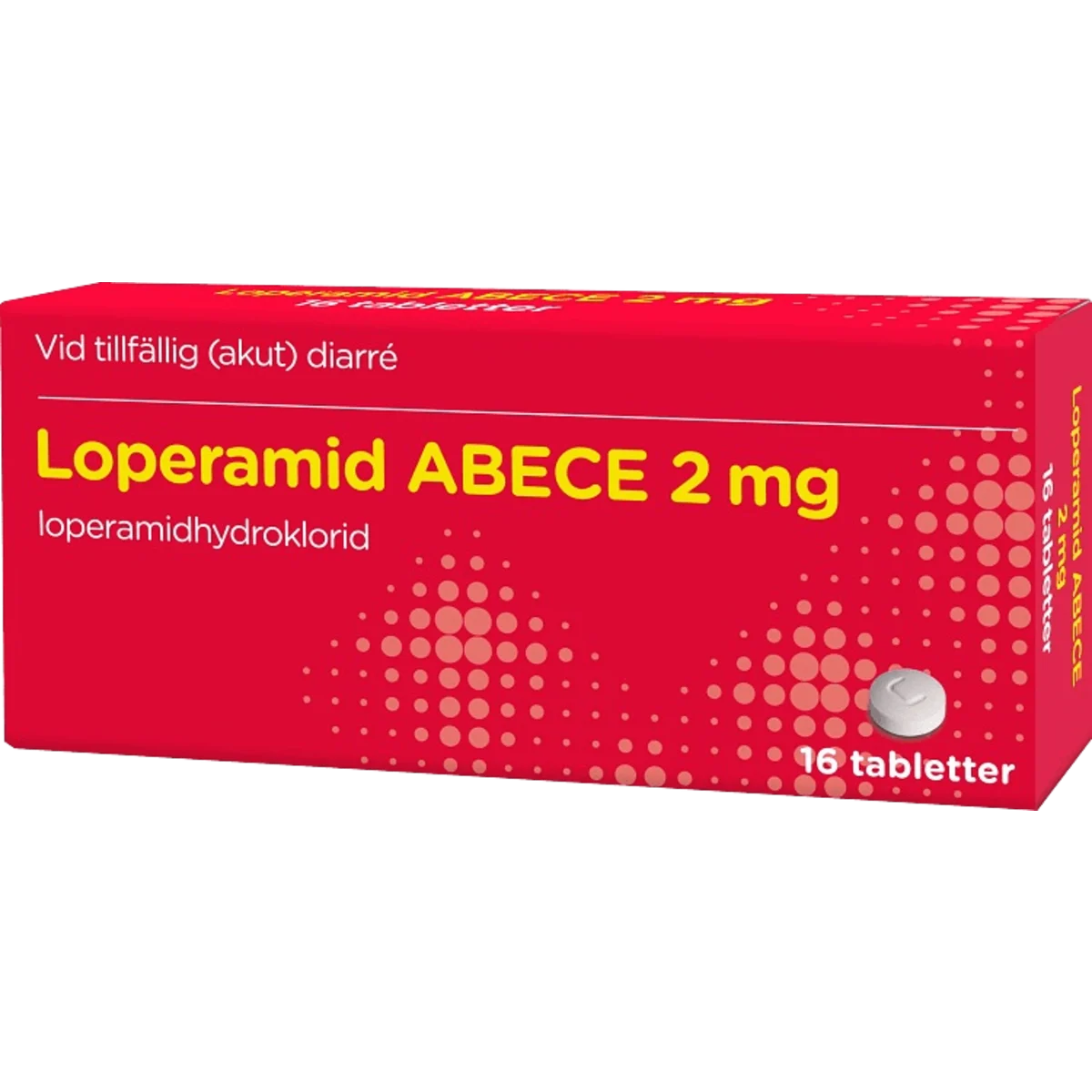 Loperamid ABECE 2 mg 16 tabletter