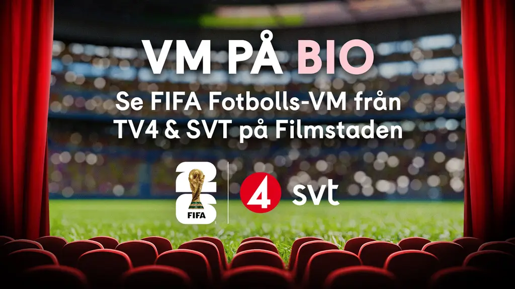 Kolla VM på bio – 18 matcher live på stora duken