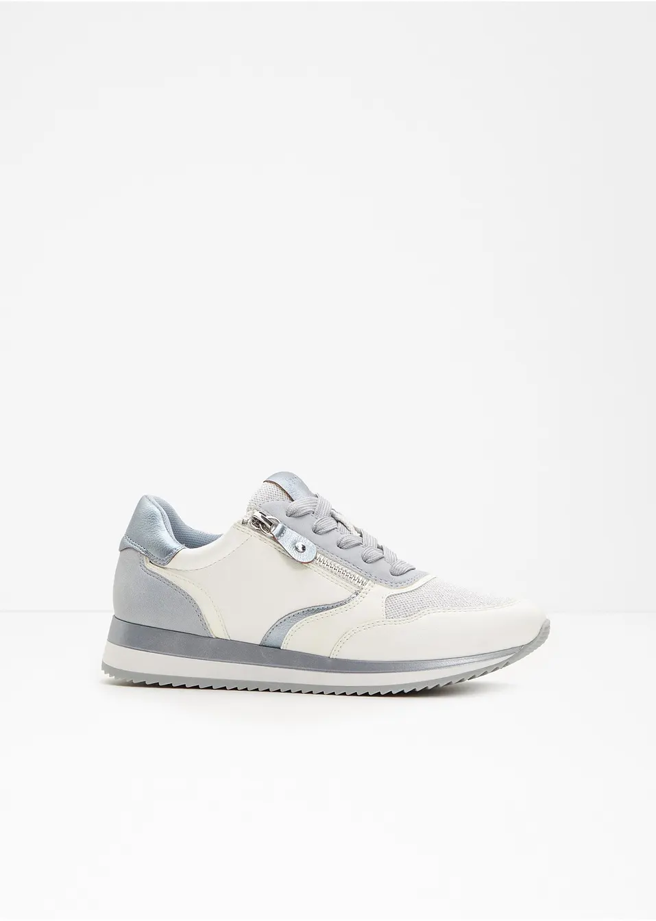 Jana ljusblå sneakers med dekorstenar