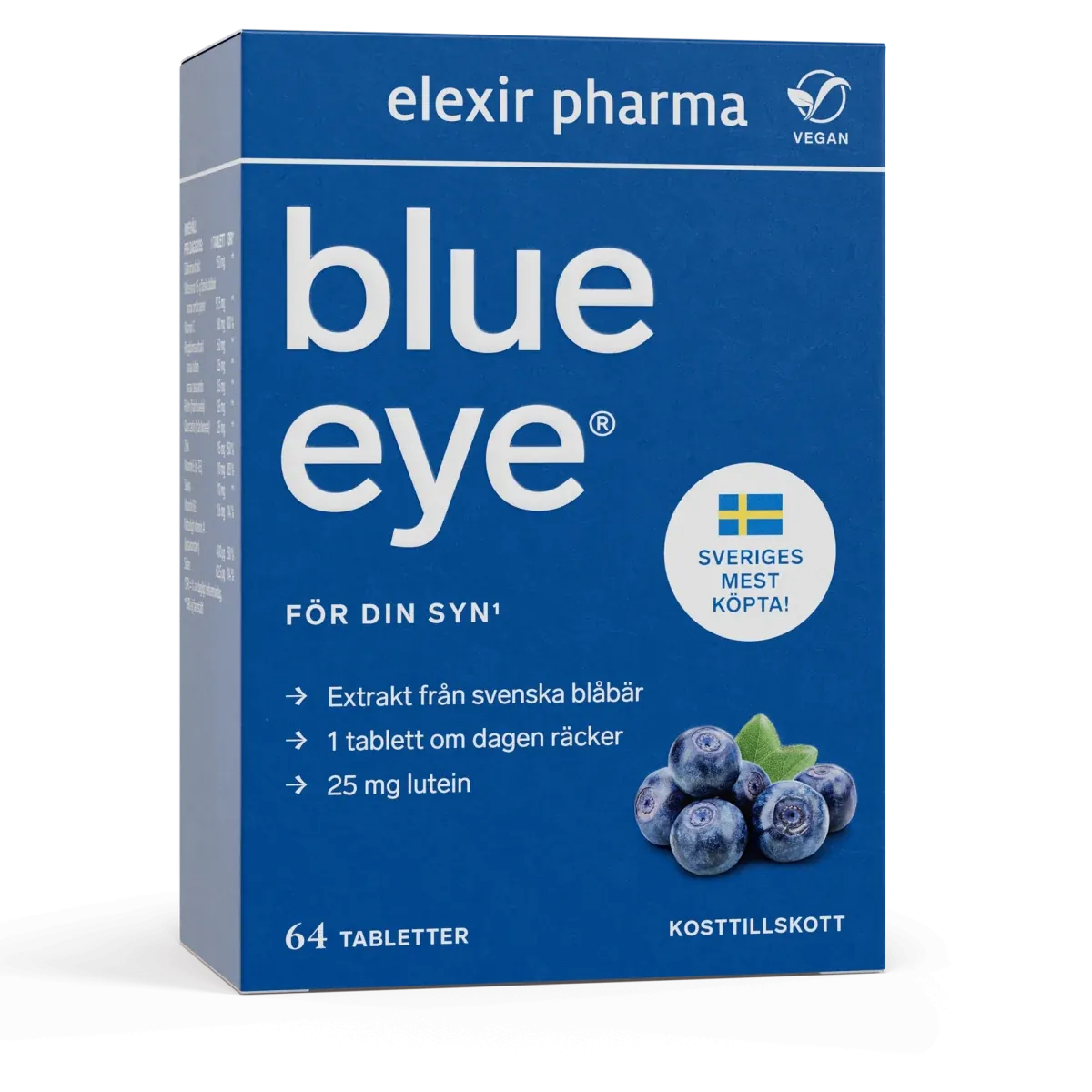 Elexir Pharma Blue Eye® 64 tabletter
