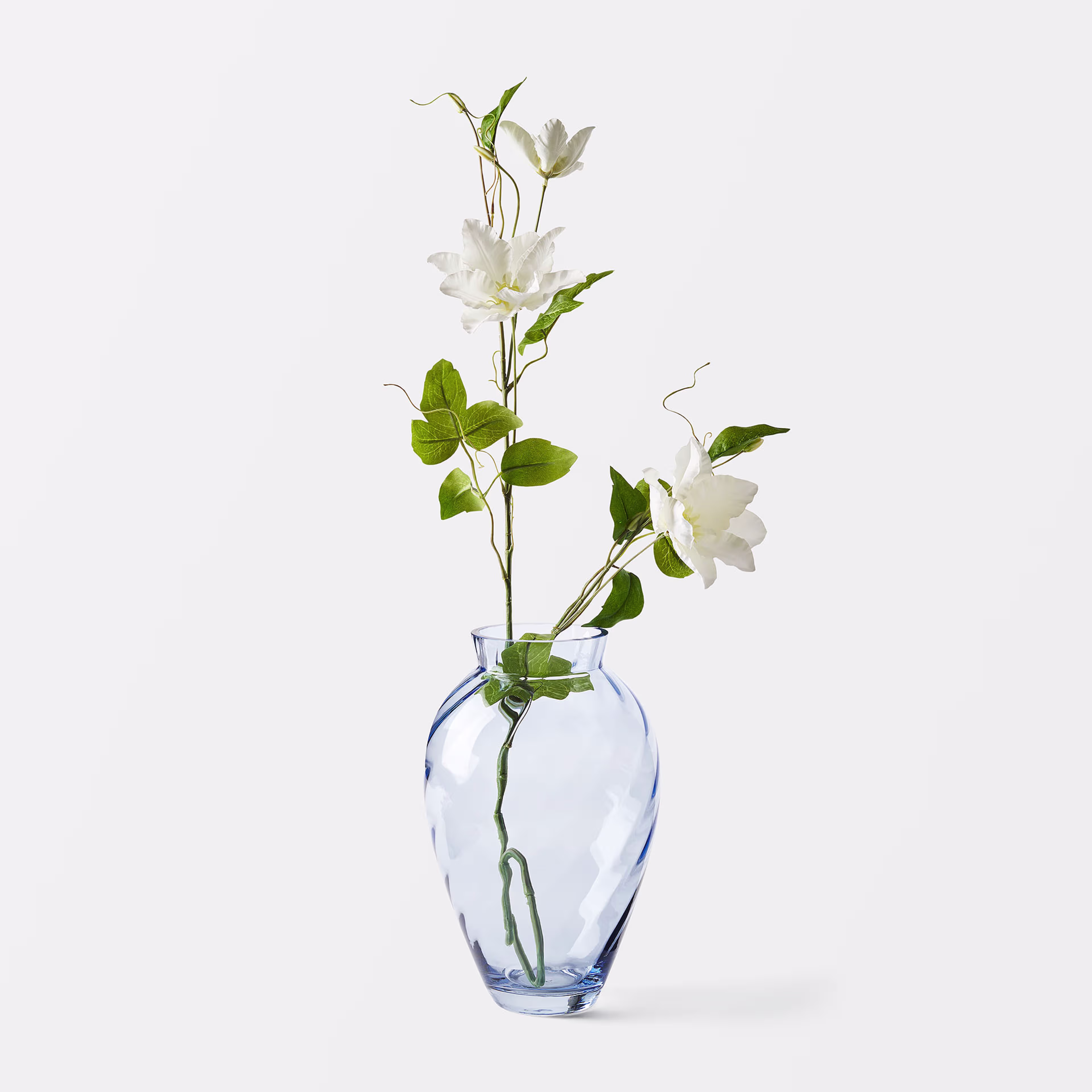 Glasvas MANO 28 cm blå