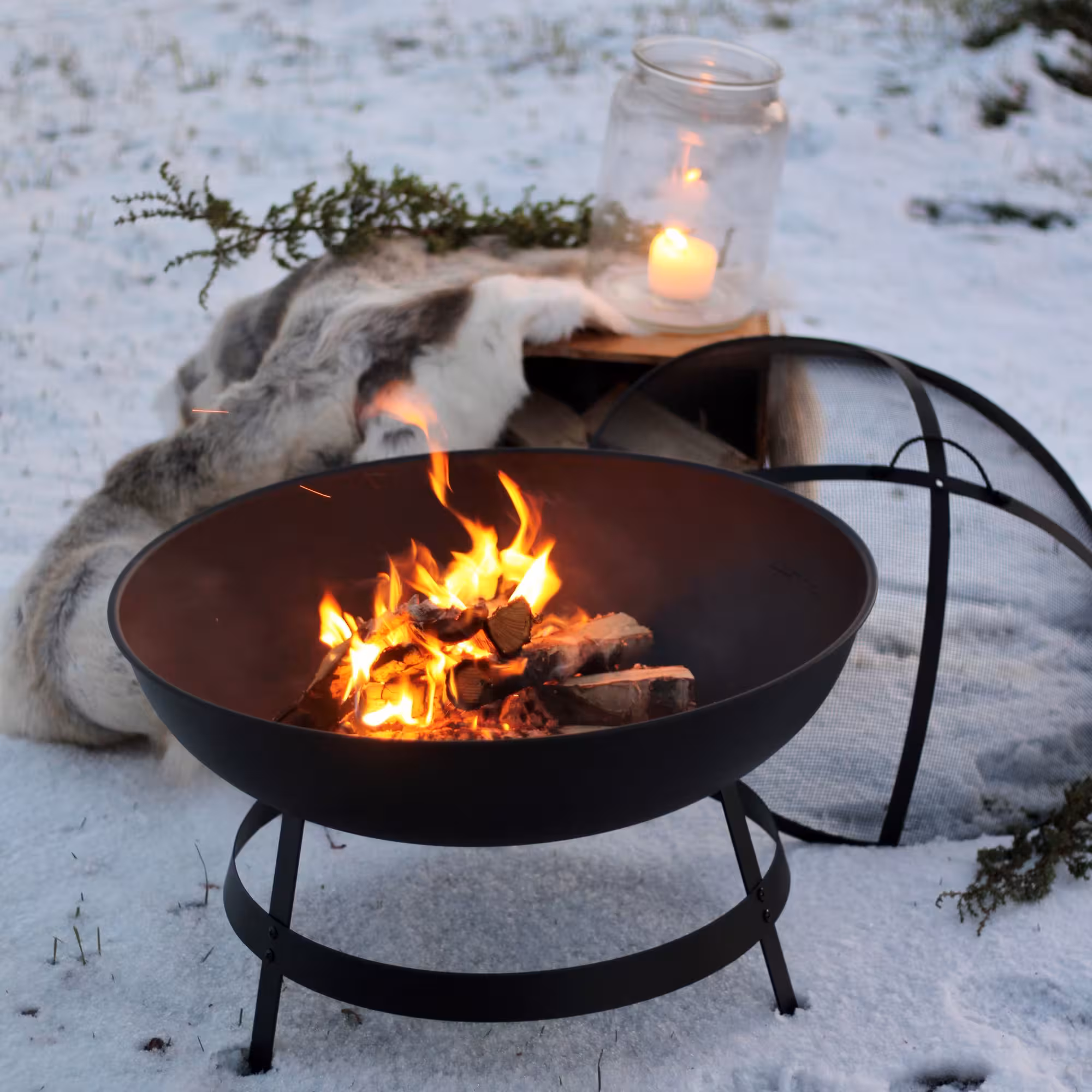 Mareld traditionell eldstad för utomhusbruk