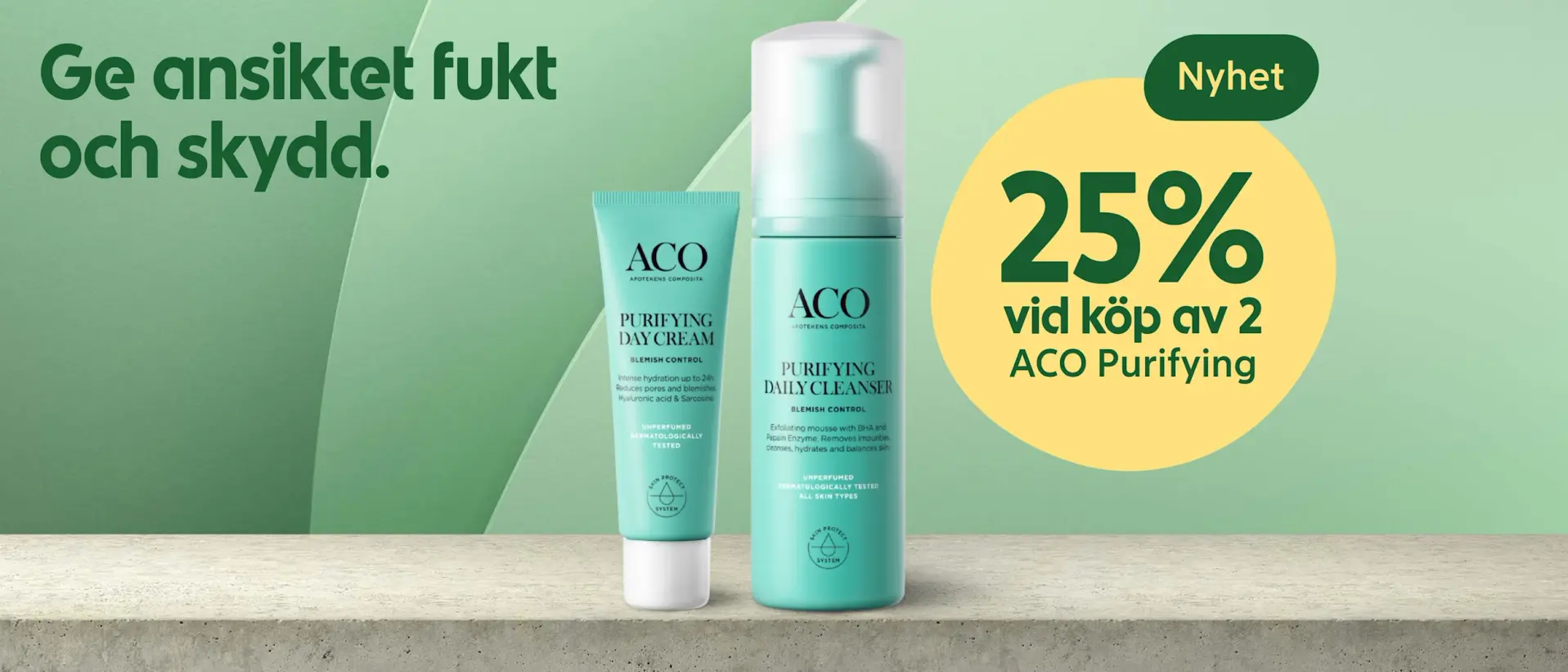 ACO Ansikte Purifying 2 för 25%
