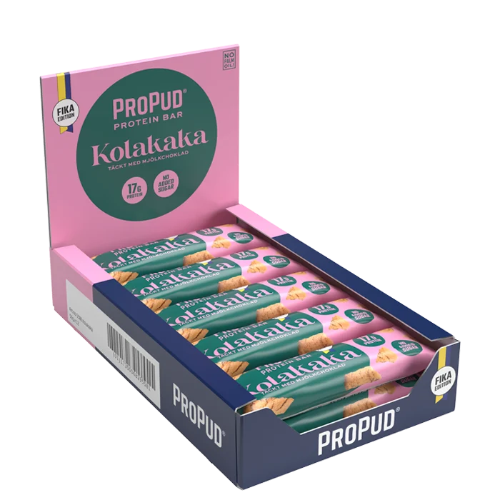12-pack ProPud Proteinbar Kolakaka 55 g