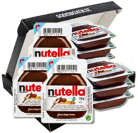 Nutellabox som överraskning i din brevlåda