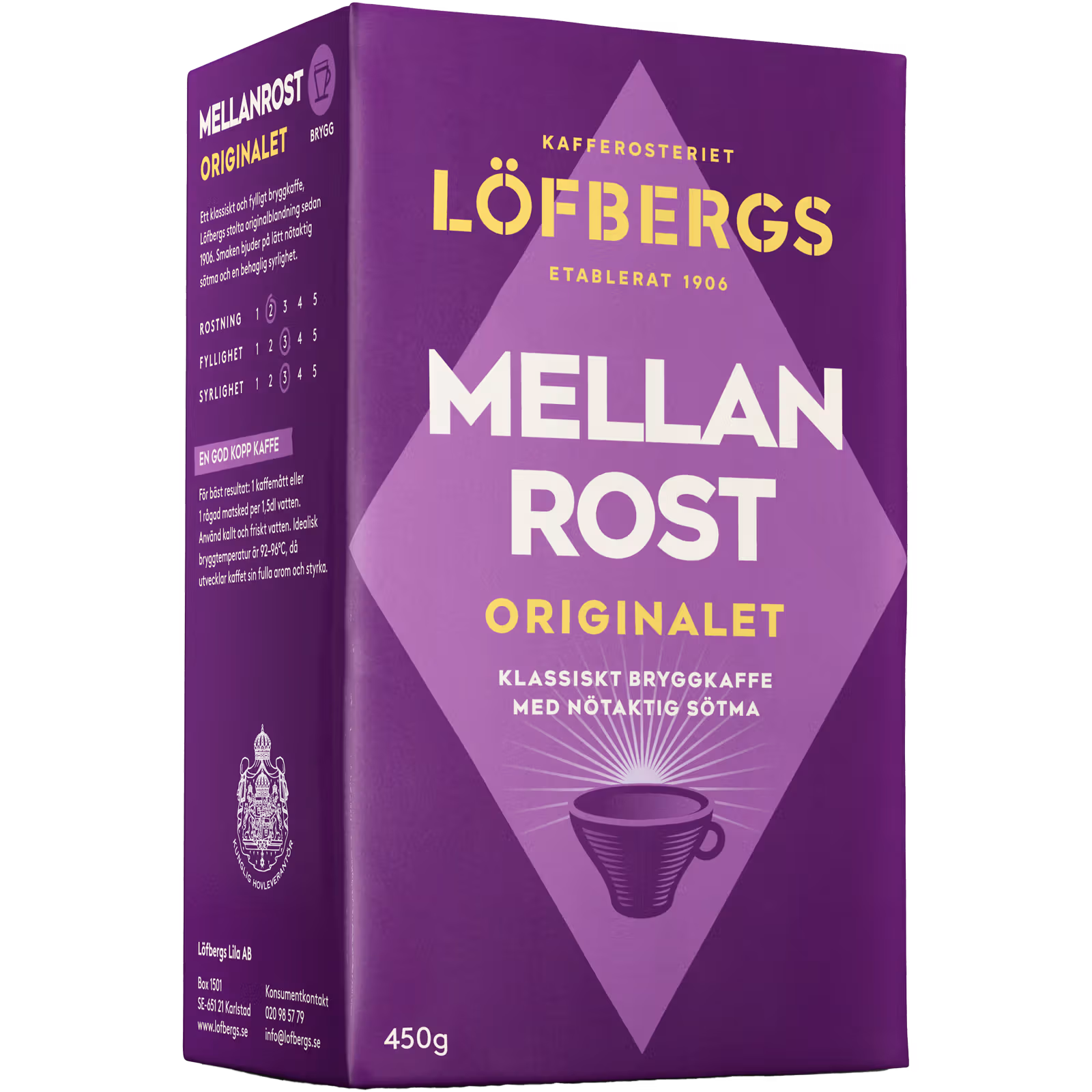 Löfbergs Bryggkaffe Mellanrost 450 g