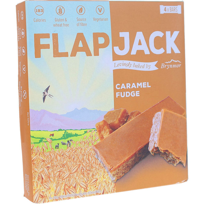 Flapjack Havrebars Caramel Fudge 4-pack