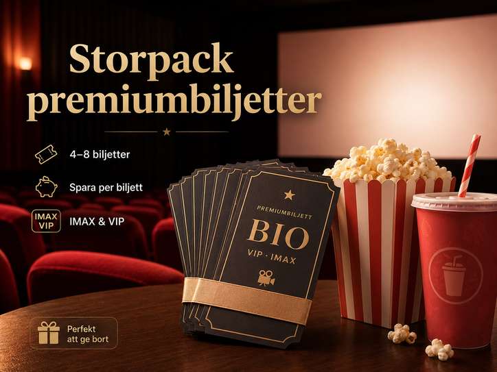 Storpack biobiljetter till rabatterat pris