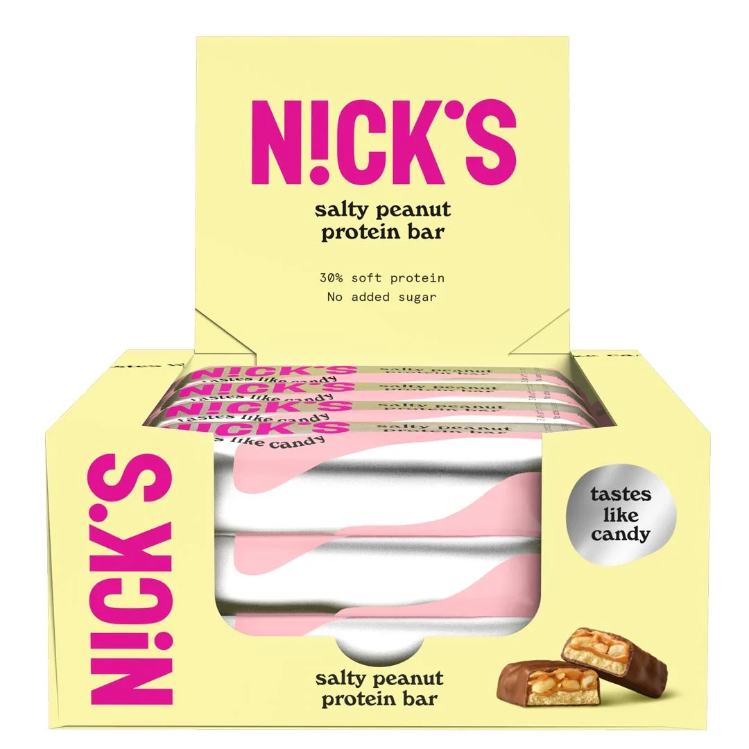 NICKS Soft Bar Salty Peanut 12-pack
