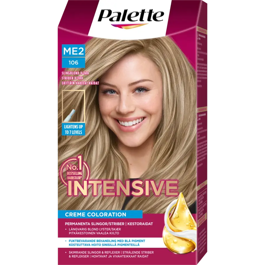 Palette Intensive Cremefärg ME2 Slingblond X-tra