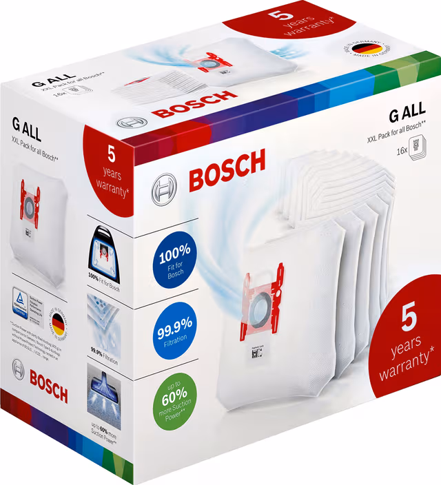 Bosch Serie 4 påsdammsugare BGL38WH3H