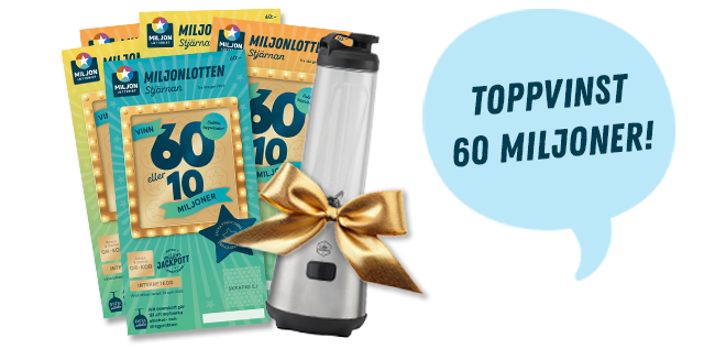 6 lotter med blender på köpet