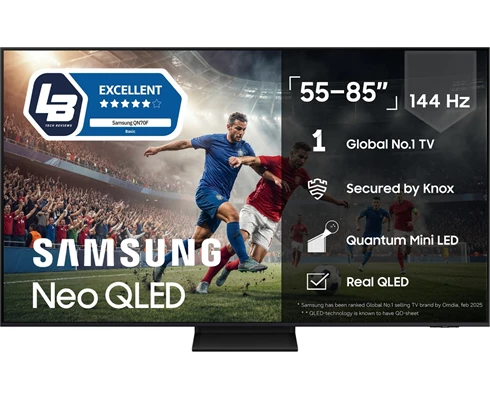 Samsung 65" QN70F Neo QLED 4K TV till rejält sänkt pris hos NetOnNet