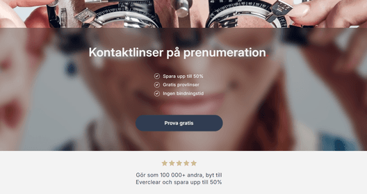 Everclear: Enkelt att byta kontaktlinser