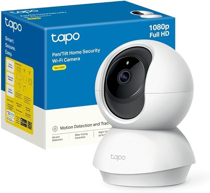 Tapo C200C övervakningskamera 360° för 179 kr hos Amazon