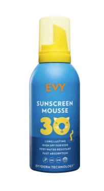 25% rabatt pa EVY Sunscreen Mousse SPF 30 Kids