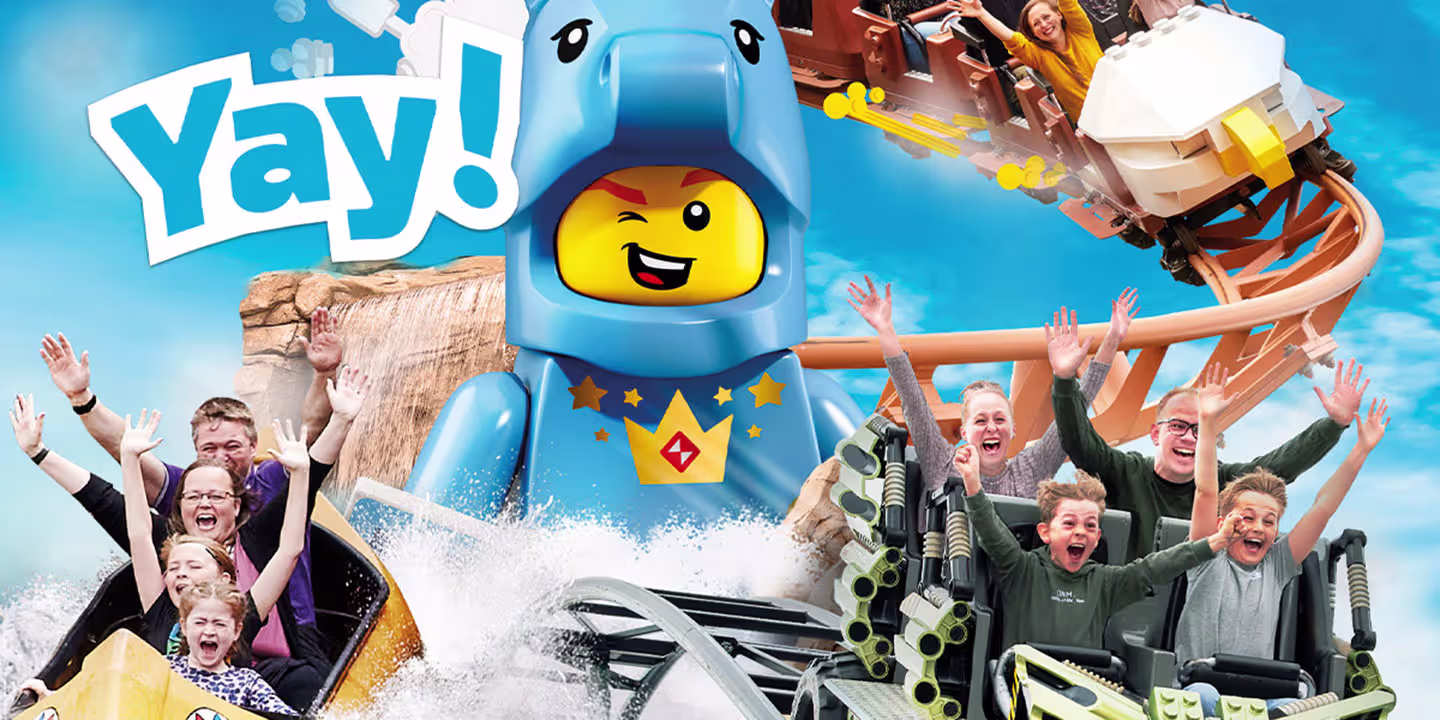 Legoland: 2 för 1 på entrébiljetter (OBOS-medlem)