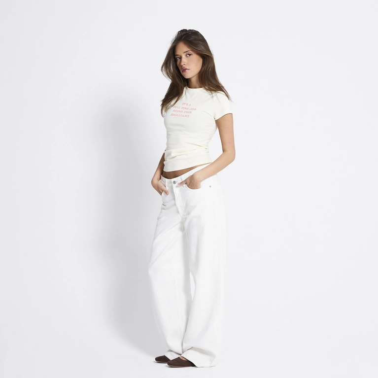 September Graphic Printed Baby Tee
