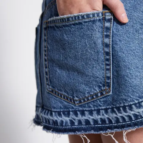 Naira Classic Denim Skirt for Women