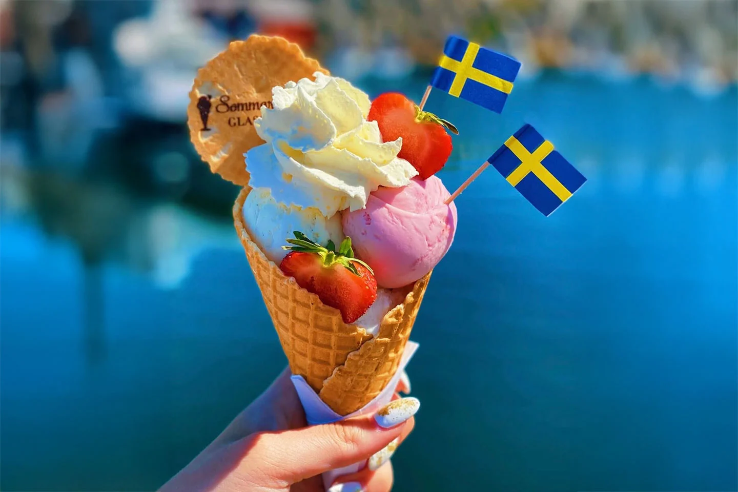 Två kulor eller mjukglass hos Sommardröm