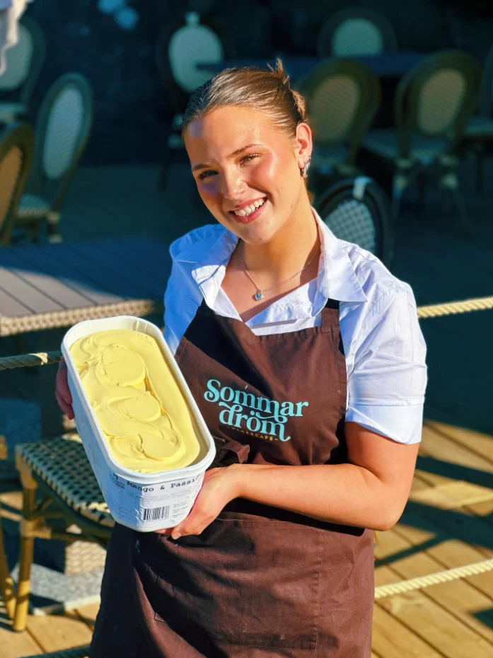 Två kulor eller mjukglass hos Sommardröm
