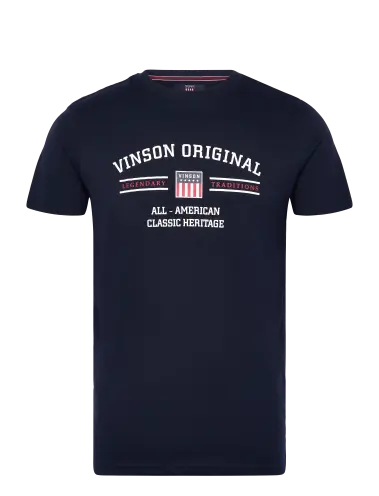 Vinson Men's Matt T-Shirt in Dark Sapphire